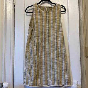 NWOT Size 8 Mango plaid mini dress
